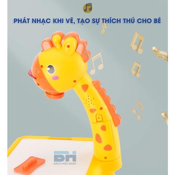 Quà tặng cho bé - Bàn vẽ, máy chiếu thông minh, có đèn và nhạc, phát triển tư duy, trí tuệ cho bé