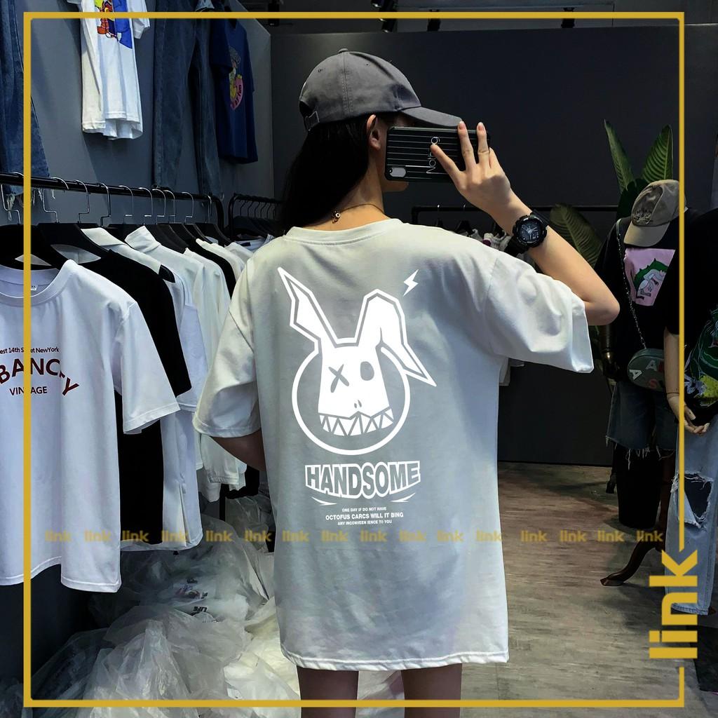 Áo phản quang THỎ RABBIT HANDSOME cool ngầu tay lỡ Unisex