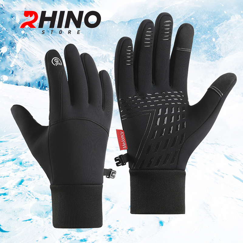 Găng tay mùa đông, giữ ấm Rhino G401 nam nữ chống gió gọn nhẹ, ôm tay