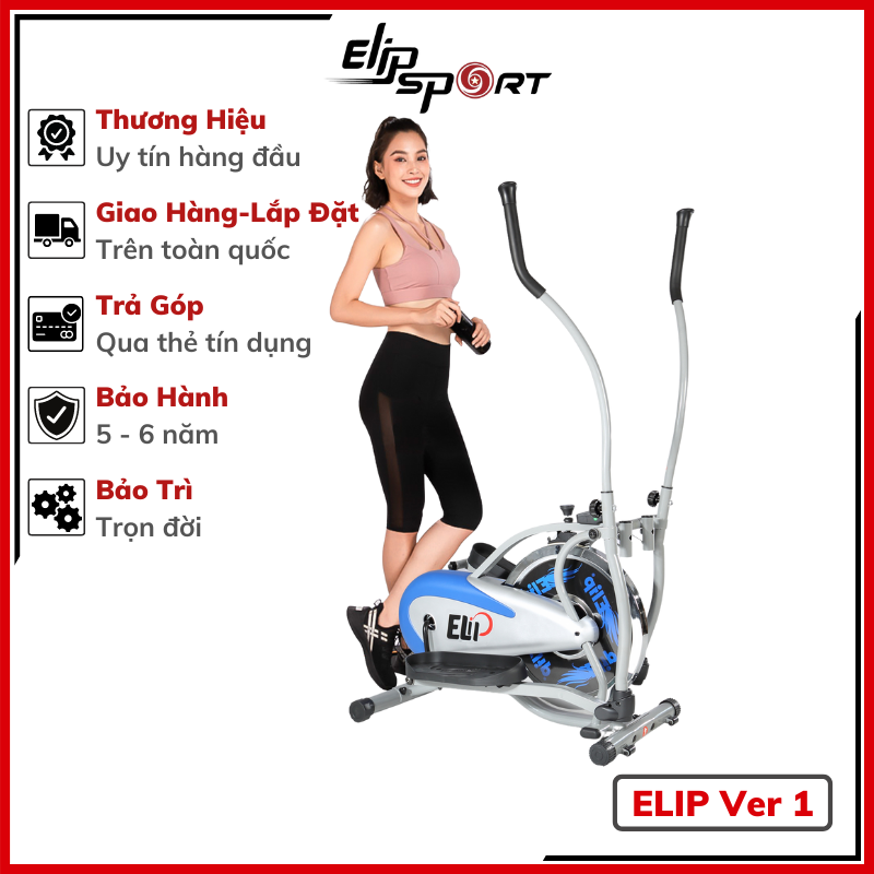 Xe đạp tập tổng hợp Elip Ver1