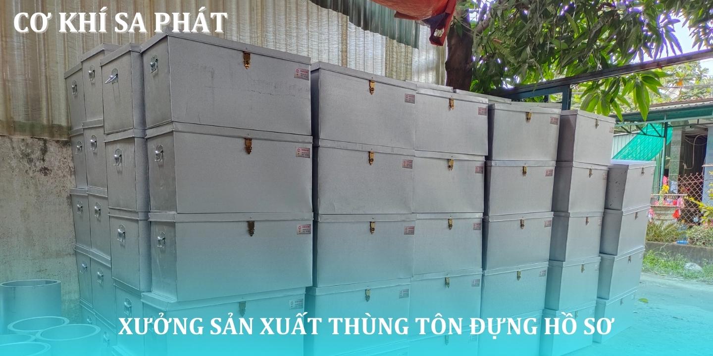 Hộp tôn nhỏ đựng đồ đa năng có khóa, nhỏ gọn, tiện ích, siêu bền