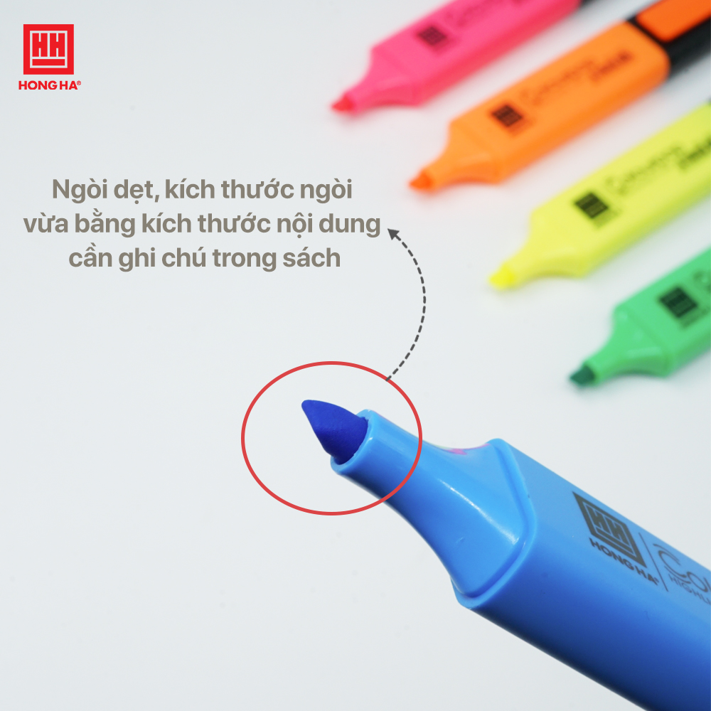 5 Bút dạ quang Hồng Hà TF - HL01 - 6599