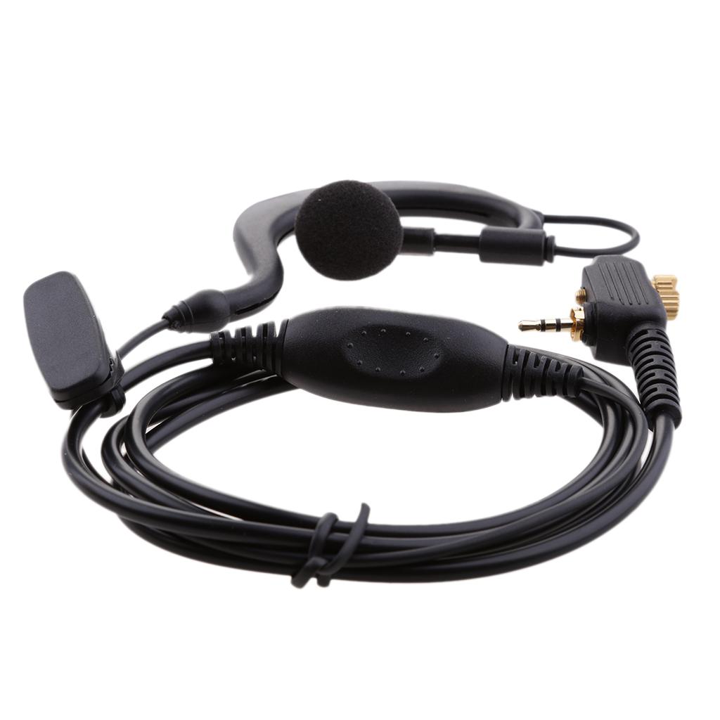 Ear Hook Earpiece Headset Mic For Motorola MTP850 MTH650 Walkie Talkie Radio