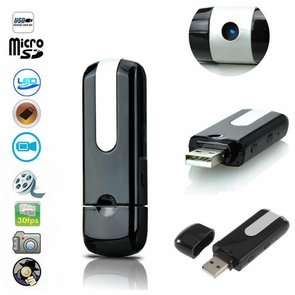 USB U8 Siêu Nhỏ USB HD 720x480 Cao Cấp Video Recorder Mini USB Flash Pin 2 Giờ Ghi Hình Liên Tục