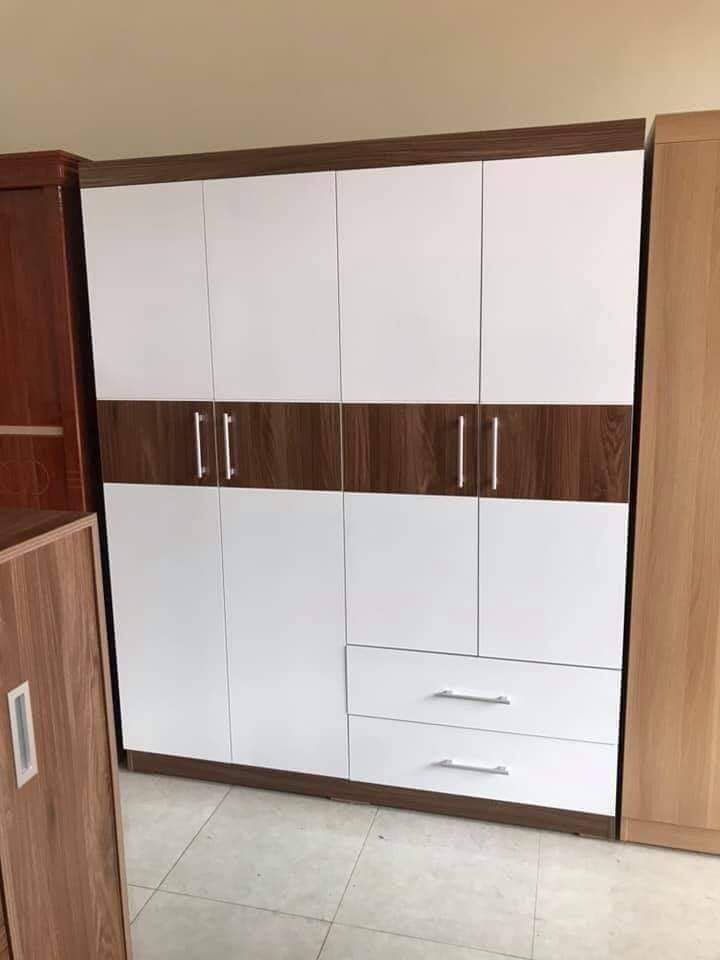 Tủ Quần Áo 4 Cánh Mở 1m6. Tủ quần áo MDF công nghiêp sang trọng