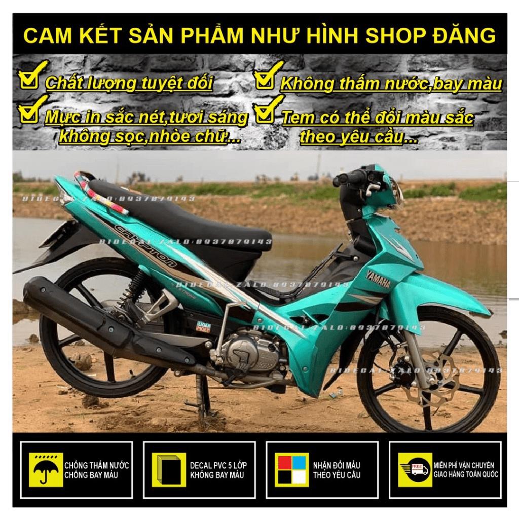 TEM RỜI SIRIUS MẪU CRYPTON DÁN XE XÁM XI MĂNG - BI DECAL