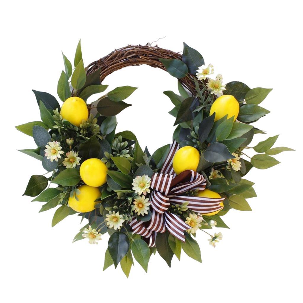 Artificial Floral Wreath   Front Door Garland Decoration Ornament