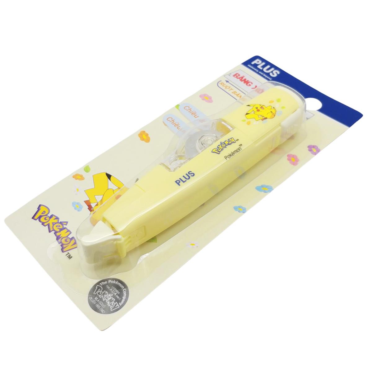 Xóa Kéo 5 mm x 6 m - Mr Pikachu - Plus 100-V029 - Màu Vàng