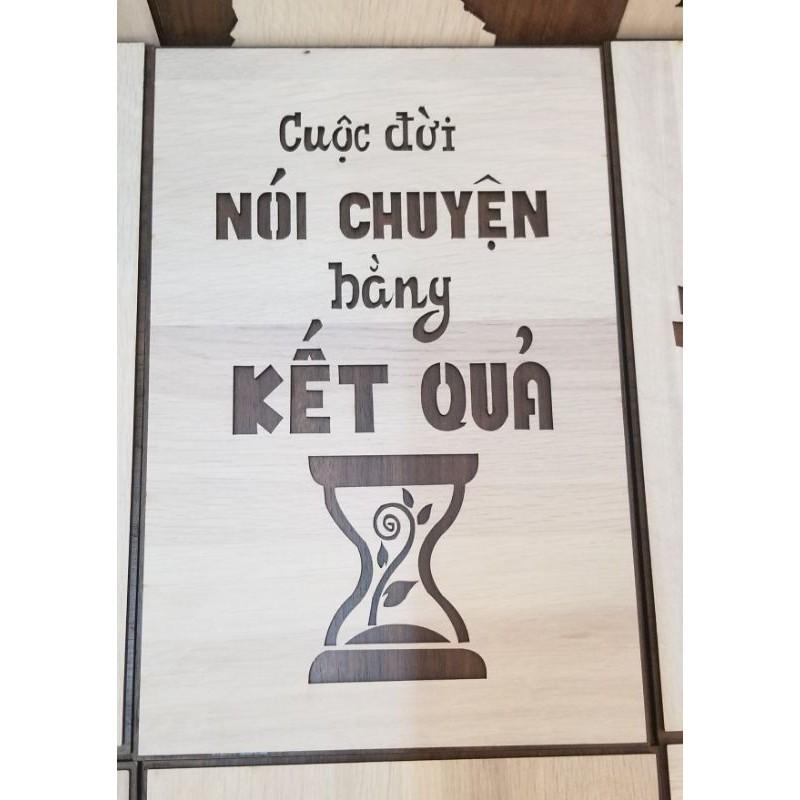 Tranh gỗ decor văn phòng, cafe, nhà hàng