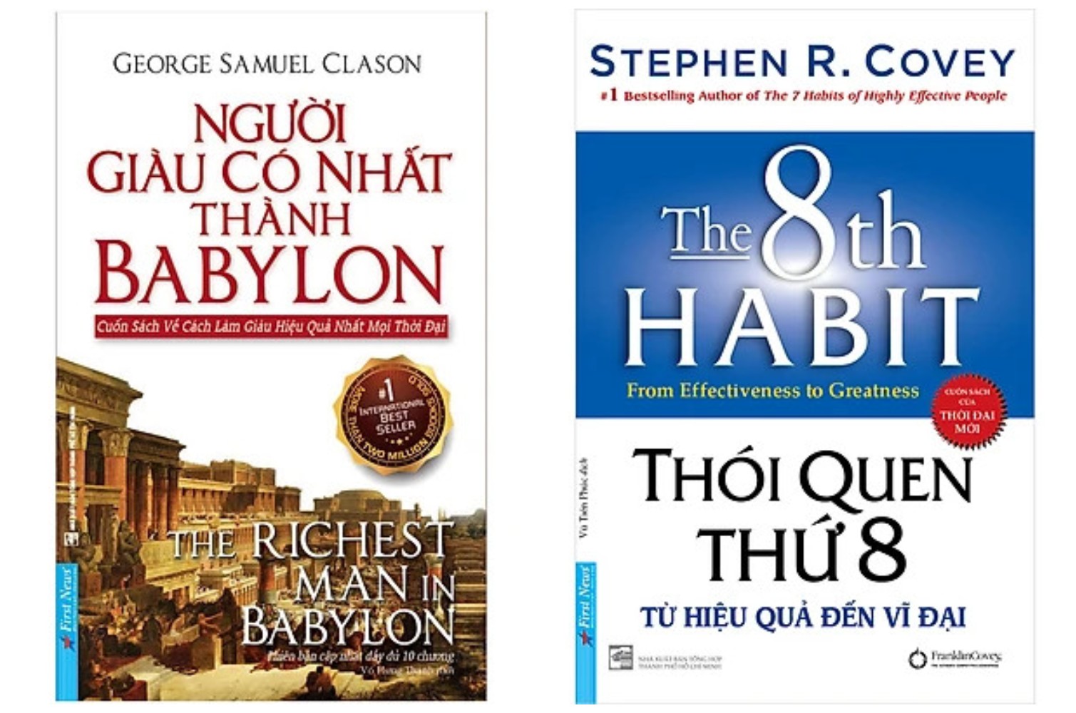 Combo Sách Bán Chạy: Người Giàu Có Nhất Thành Babylon + Thói Quen Thứ 8