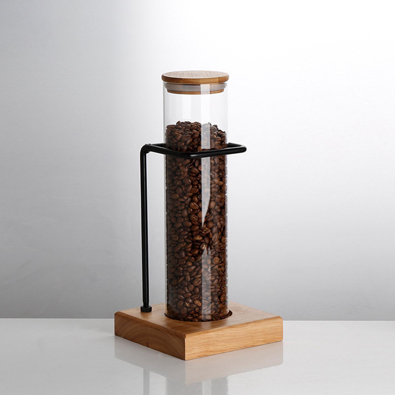 Household Tea Display Rack Glass Bottle Spice Rack for Tea