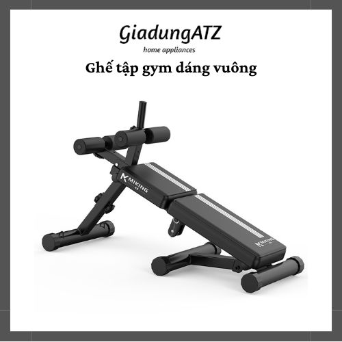 Ghế Tập Gym Dáng Vuông, Hỗ Trợ Tập Gym Tại Nhà