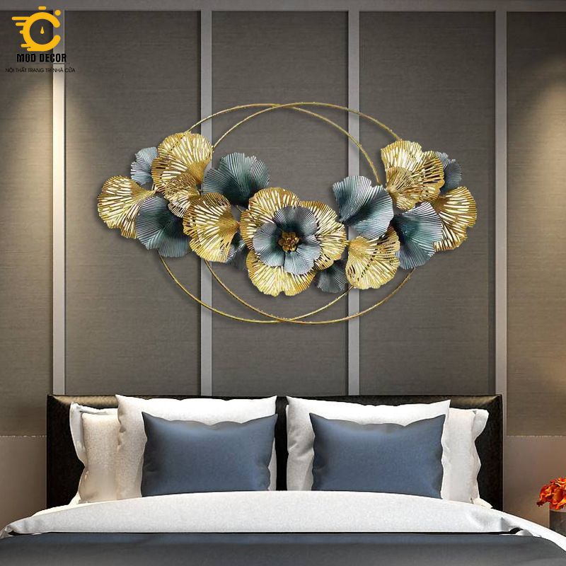 Tranh sắt treo tường trang trí MOD Decor, phong cách Bắc Âu nghệ thuật Lianzhang JJT mã 821