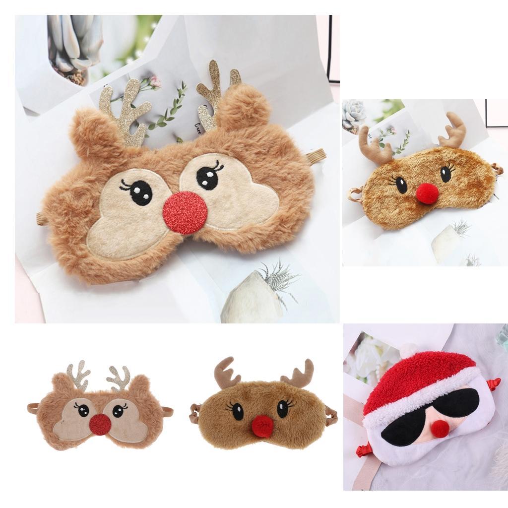 Christmas Sleep Mask Eye Shade Cover For Women Girls Blindfold
