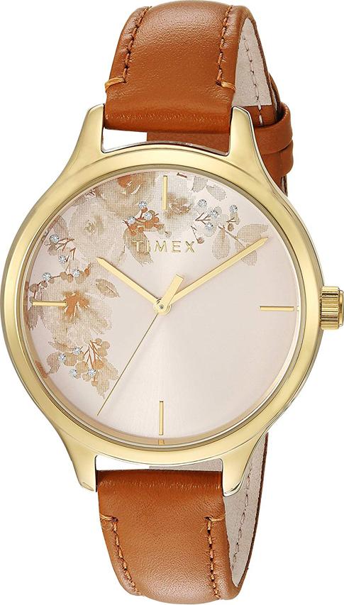 Đồng Hồ Nữ Dây Da Timex Crystal Bloom 36mm - TW2R66900