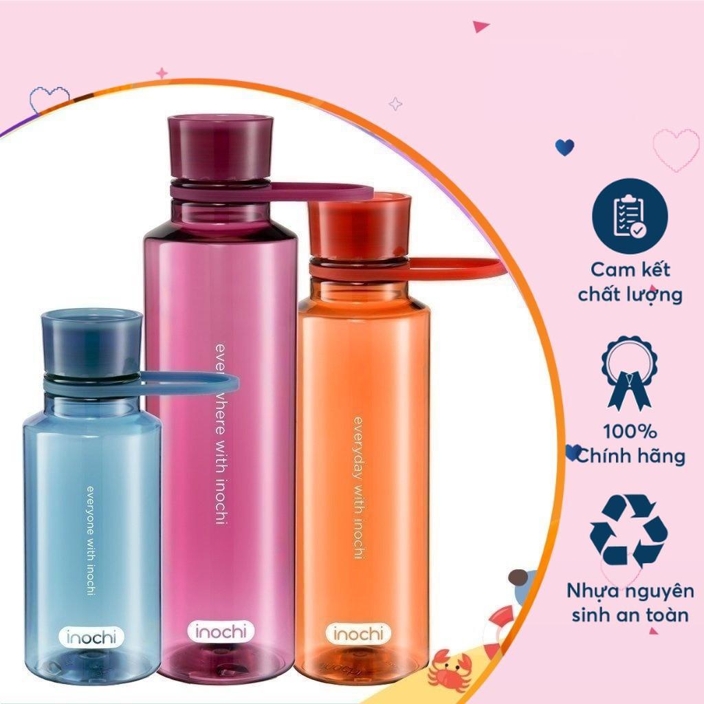 Bình Nước Kita Slim 350/500/700 ml - Inochi HIN.BIKF Nhiều Màu, Chất Liệu Tritan, An Toàn Cho Bé