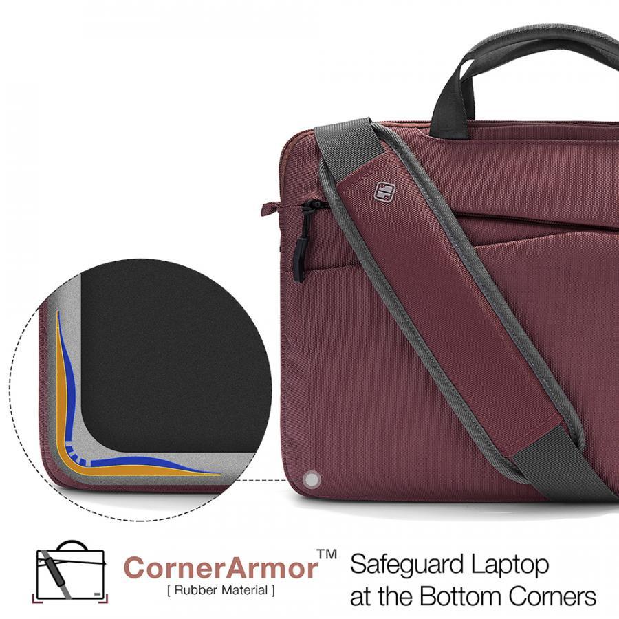 Túi xách Tomtoc A45 Messenger Bags Macbook 13/15inch - Đỏ