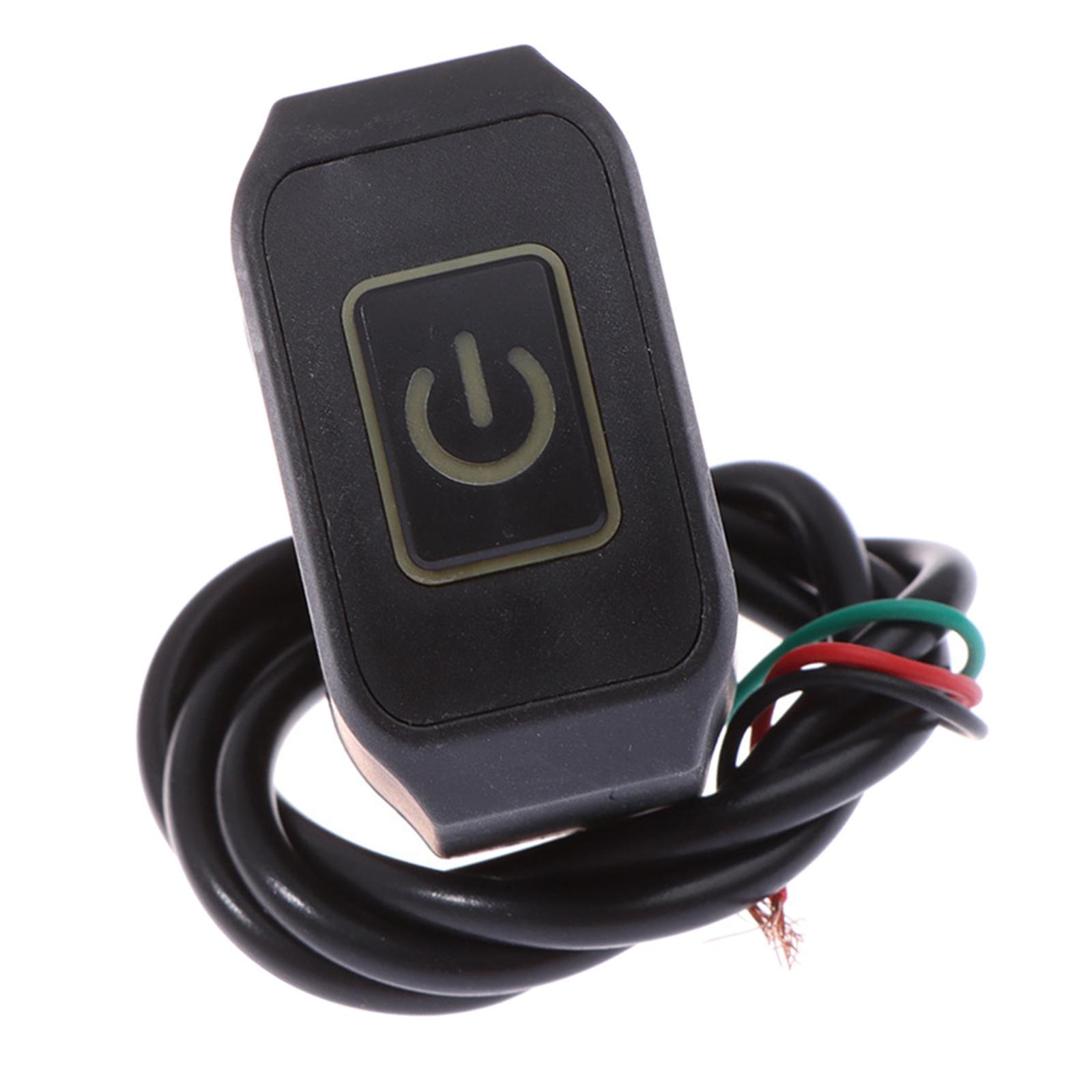 Motorbike Switch Handlebar Mount Modified Red Light