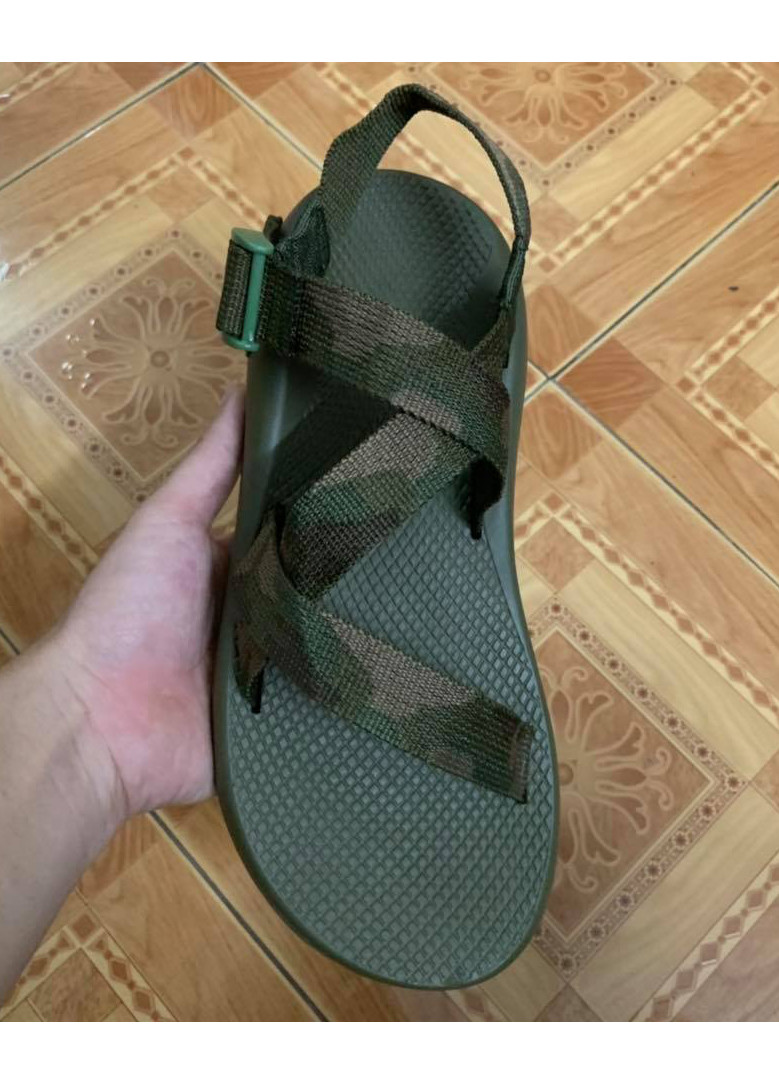 Giày Sandal Nam Quai Dù Màu Rằn Ri D101 Ảnh Thật