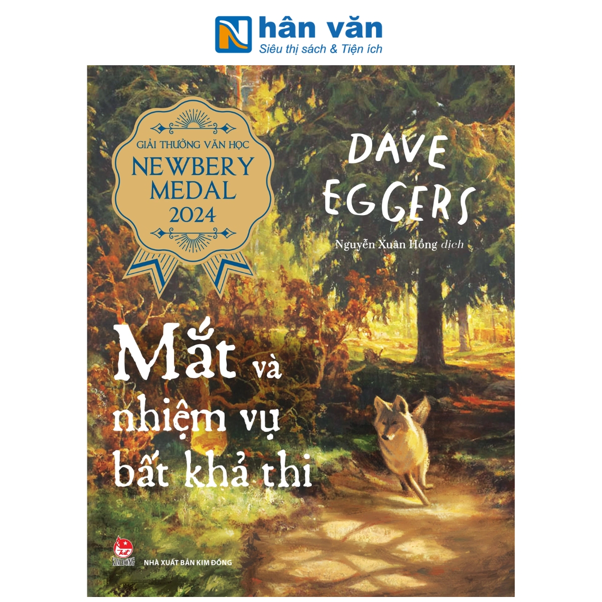 Sách - Giải Thưởng Văn Học Newbery Medal 2024 - Mắt Và Nhiệm Vụ Bất Khả Thi -Dave Eggers, Shawn Harris