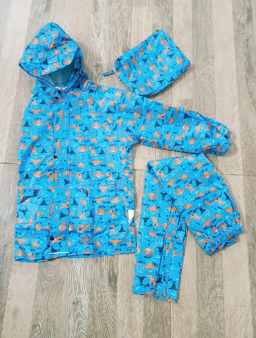 Áo Mưa Bộ Cho Bé Họa Tiết Hoạt Hình Dễ Thương Size Số 2 ( 4 - 6 Tuổi )