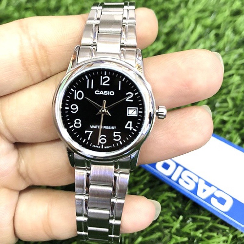 Đồng hồ nữ dây thép không gỉ Casio LTP-V002D-1BUDF