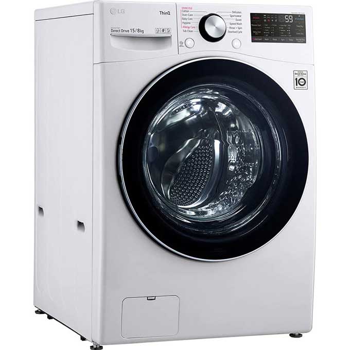 Máy giặt sấy LG AI DD 15 kg F2515RTGW lồng ngang- Hàng chính hãng-Giao tại HN và 1 số tỉnh toàn quốc