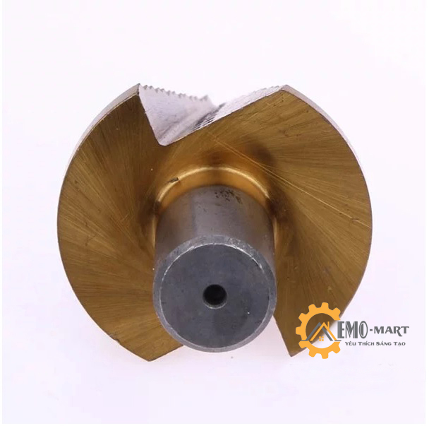 ️ ️ Mũi khoan tháp ️ Thép HSS siêu cứng phủ titanium bạc - Bước mũi khoan từ 6 đến 60mm - Trục 12mm