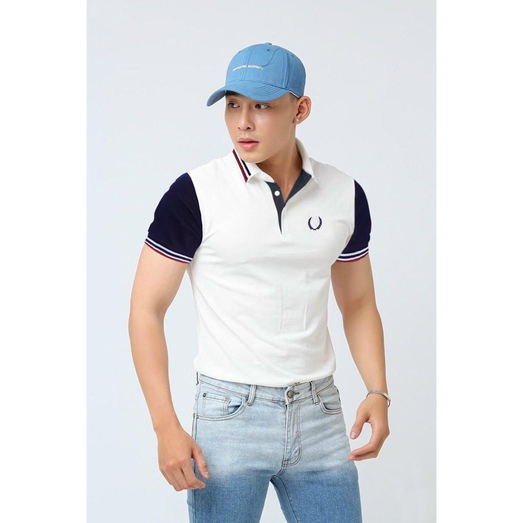 Áo thun tay ngắn cổ bẻ cao cấp nam King168 , áo thun polo nam thời trang cao cấp NTT04