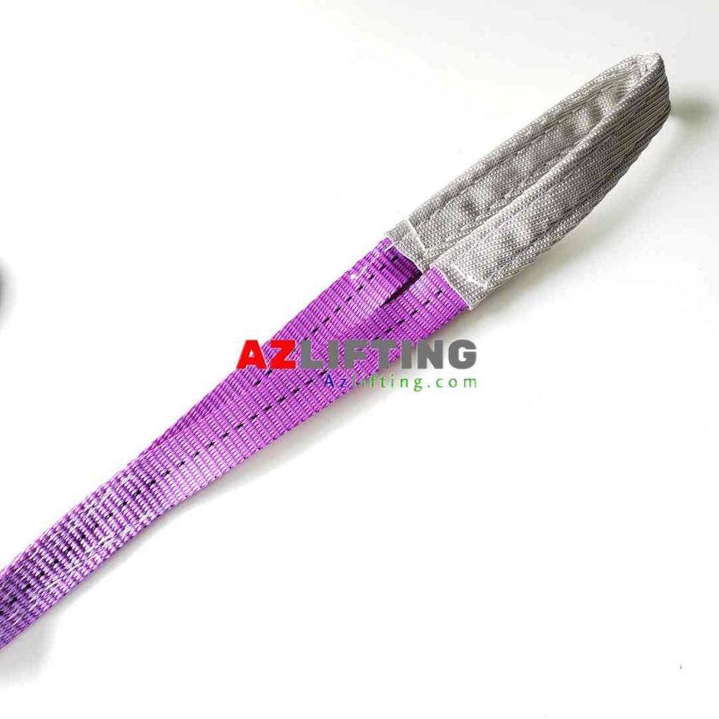 Dây cáp vải cẩu hàng bản dẹp 1 tấn hệ số an toàn 5:1