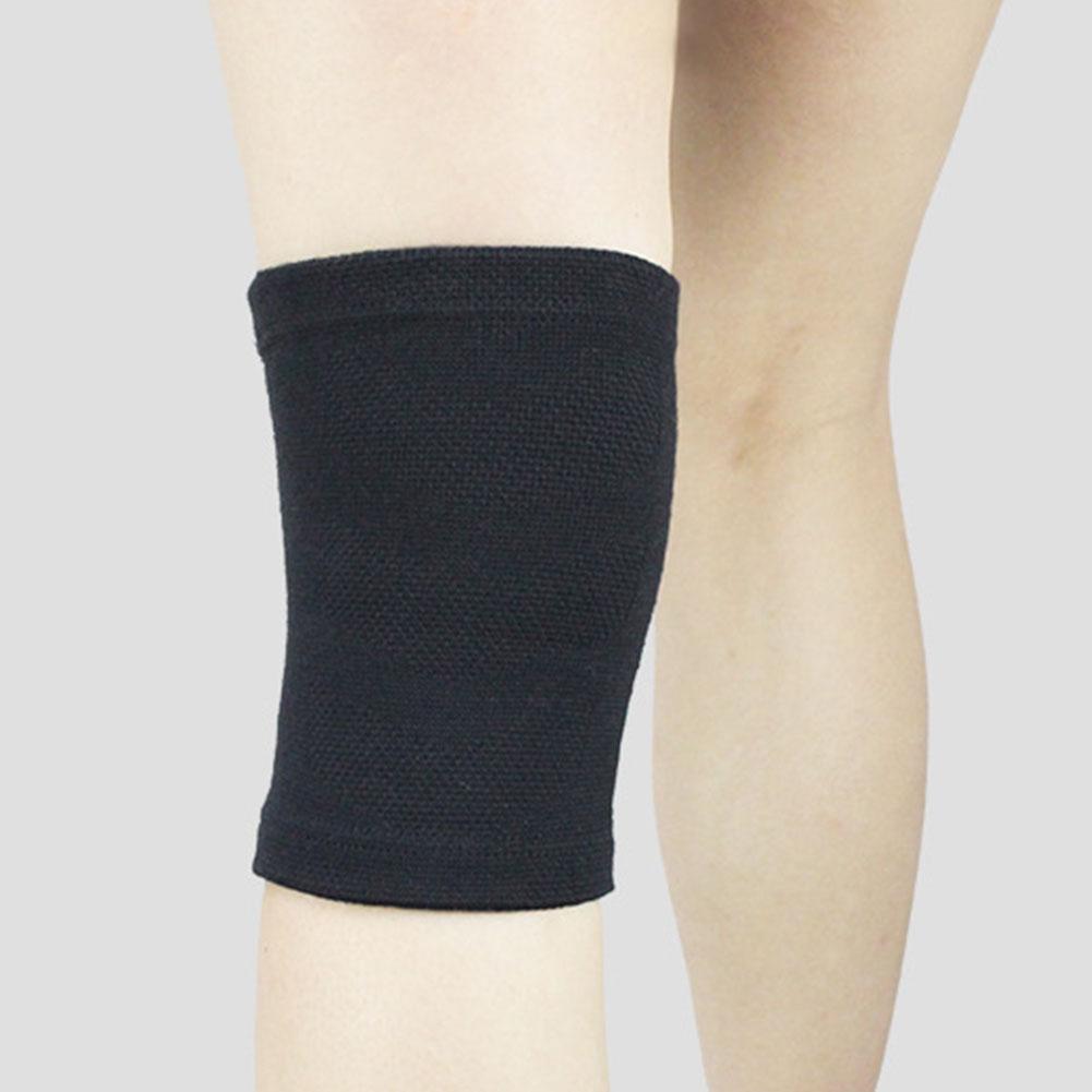 1 Miếng Lót Thoáng Khí Ép Ngoài Trời Chống Thấm Mồ Hôi Bảo Vệ Đầu Gối Bóng Chuyền Silicone Dệt Kim Đa Năng Chống Trượt Dây Size: M