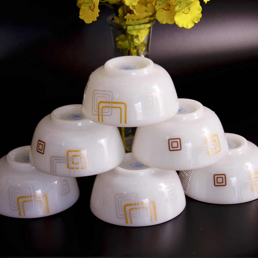 Bộ 6 bát Thuỷ Tinh Ngọc MP USA home set