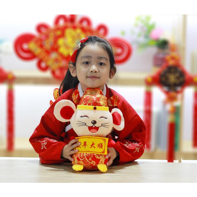 Chuột Thần Tài loại lớn kích thước 30cm - Quà tết ý nghĩa năm Canh Tý 2020 
