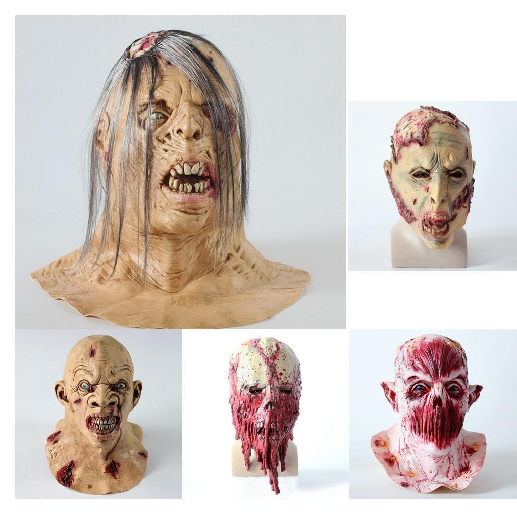 Halloween Costume Party Latex Full Head Mask