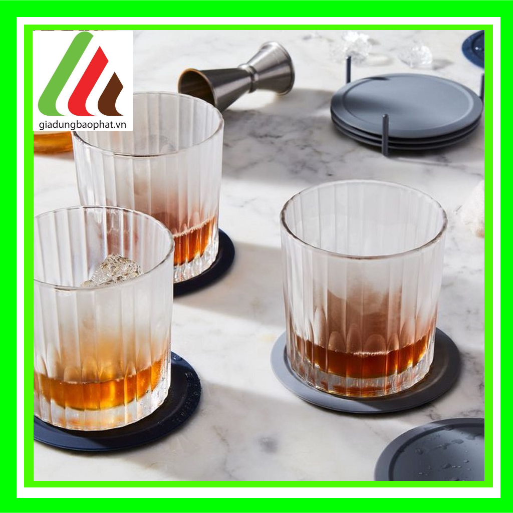 Bộ 6 ly Thủy tinh cường lực cao cấp Pháp Duralex Manhattan Trong suốt 305ml 310ml