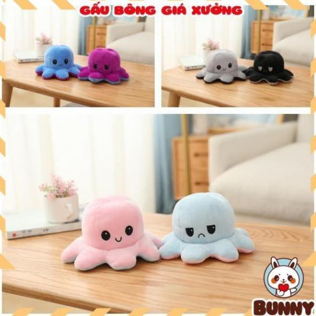 Gấu Bông Bạch Tuột Cảm Xúc 2 Mặt Hàng Cao Cấp 20cm