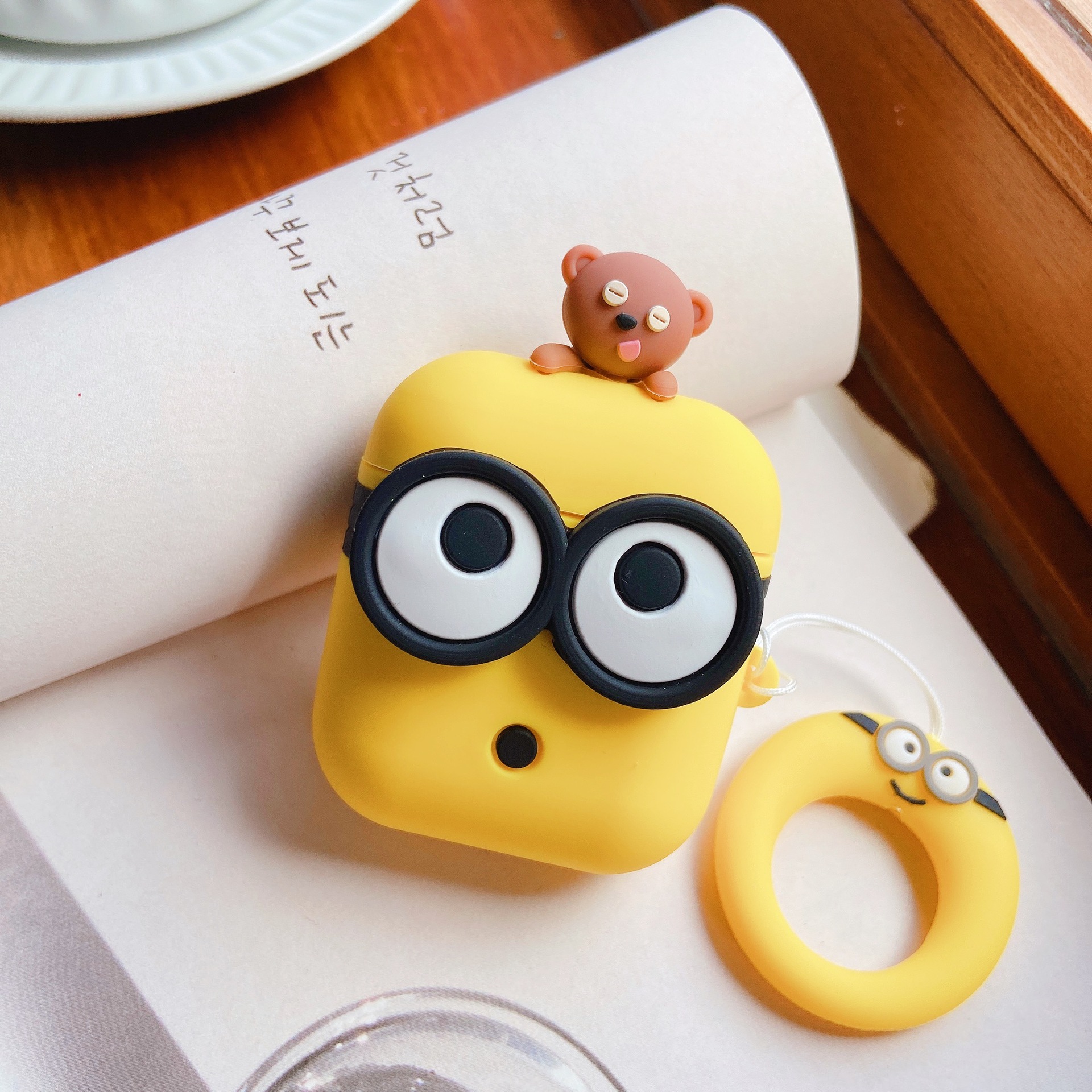 Ốp Bảo Vệ Case Silicon Dành Cho Airpods Hình Minions