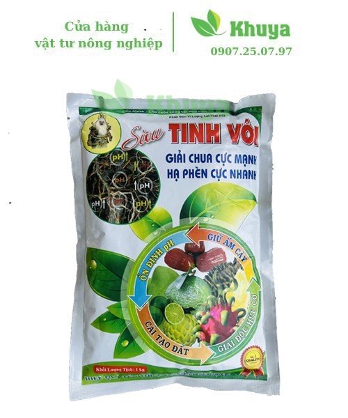 Phân bón vi lượng Tola one Siêu Tinh Vôi 1kg Cải tạo đất - Ổn định pH
