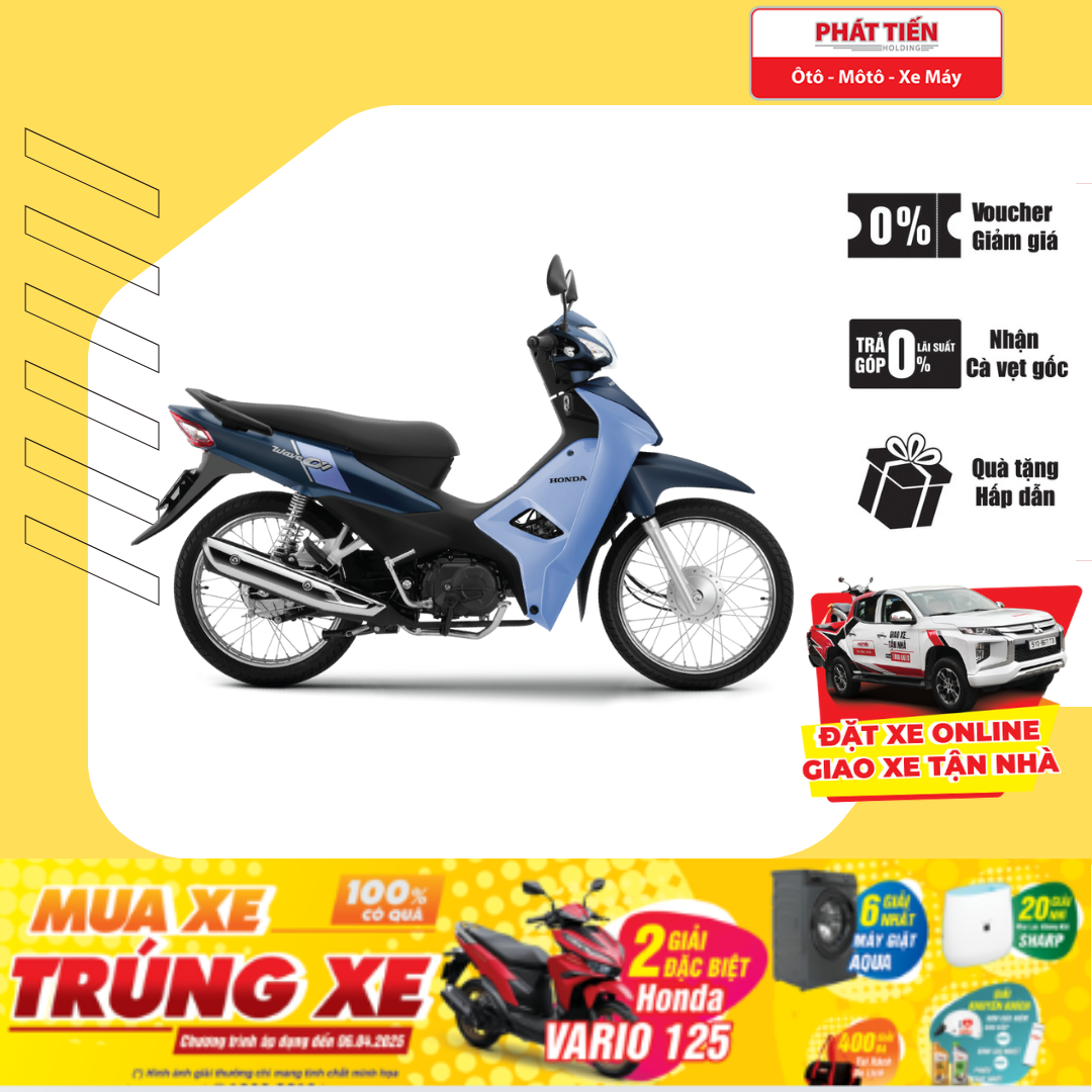 Xe máy Honda Wave Alpha 2025 Phiên bản Cổ Điển