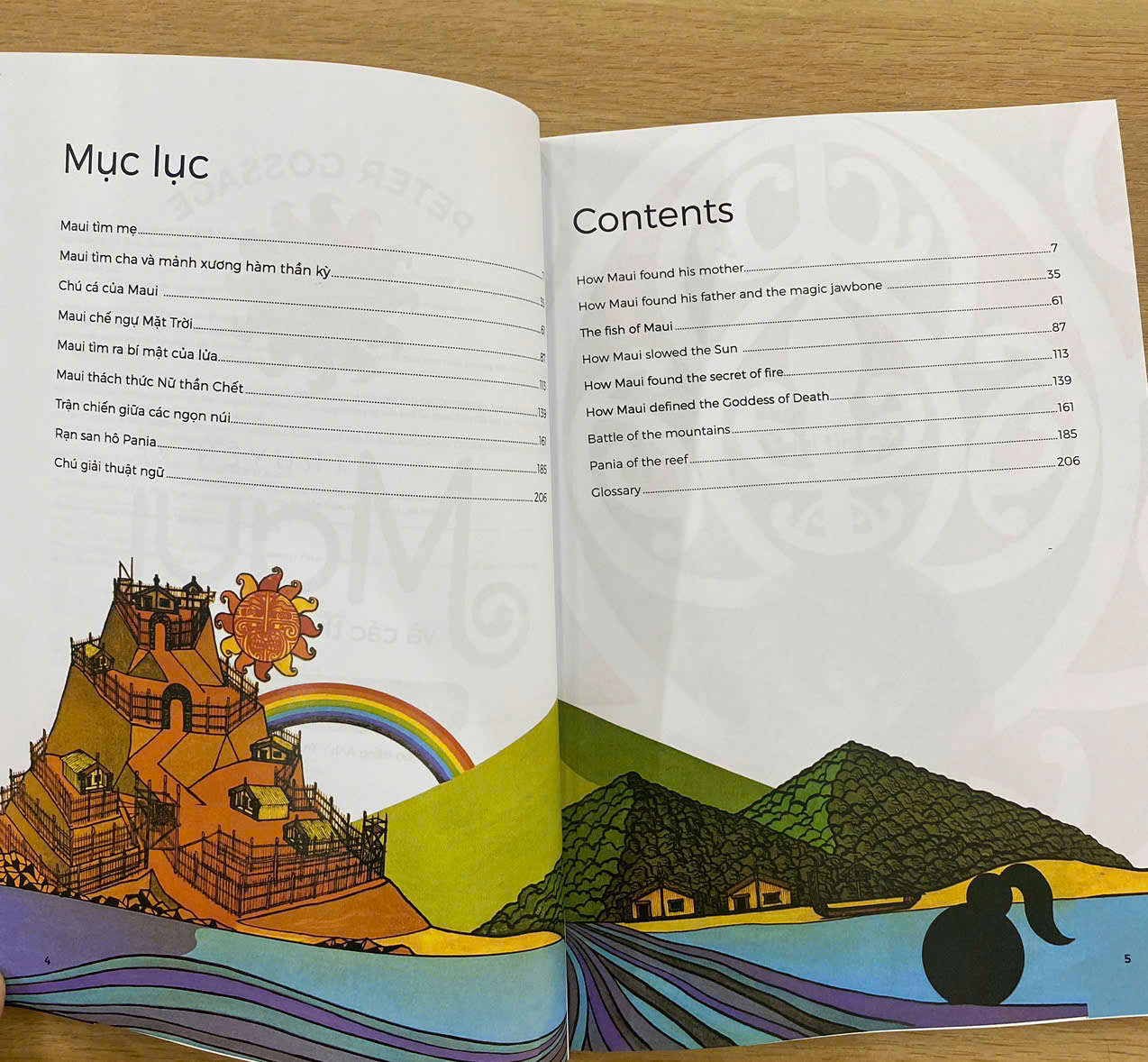 [Truyện song ngữ Anh - Việt] TRUYỆN VỀ MAUI VÀ CÁC THẦN THOẠI MAORI – Peter Gossage – TIMES – NXB Dân trí