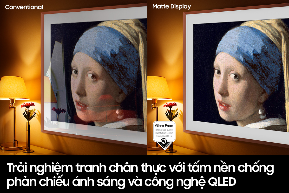 Smart Tivi QLED The Frame Samsung 4K 50 inch QA50LS03B - Model 2022