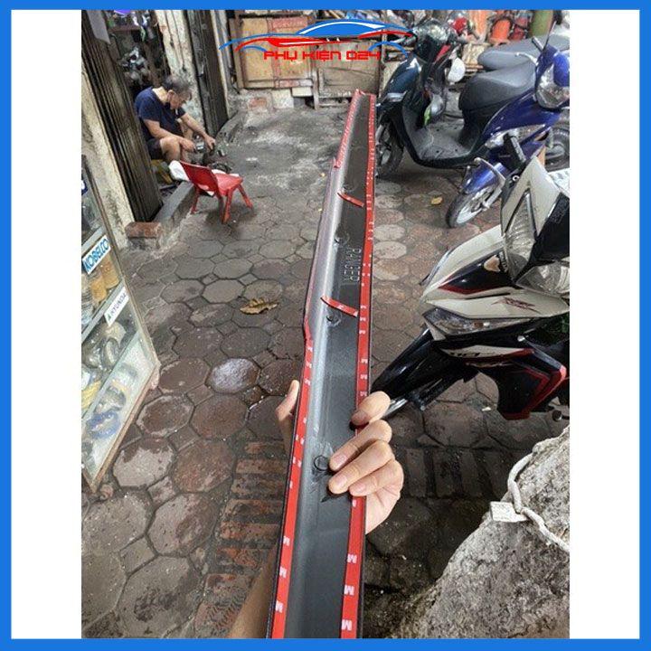 Thanh ốp bửng cốp xe bán tải Navara, Hilux, Ranger dán thùng cốp sau chống xước trang trí xe