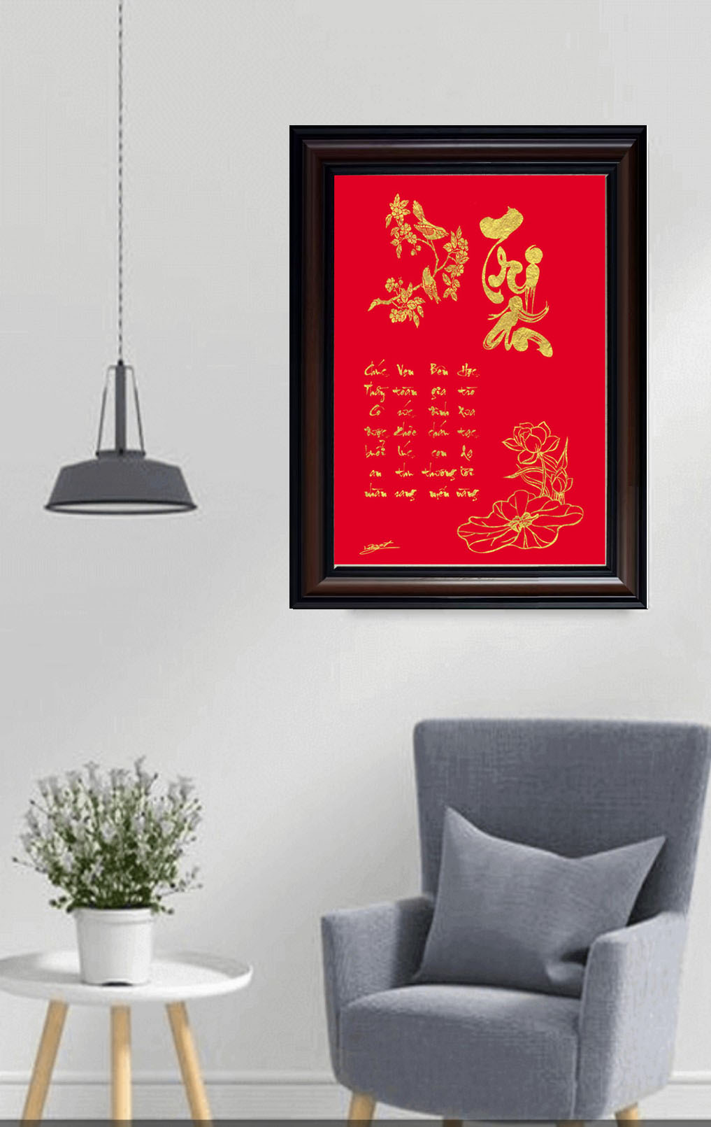 Tranh quà tặng tri ân Thầy Cô về hưu
