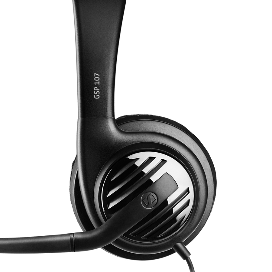 Tai Nghe Có Dây Chụp Tai On-ear Sennheiser GSP 107 - Hàng Chính Hãng