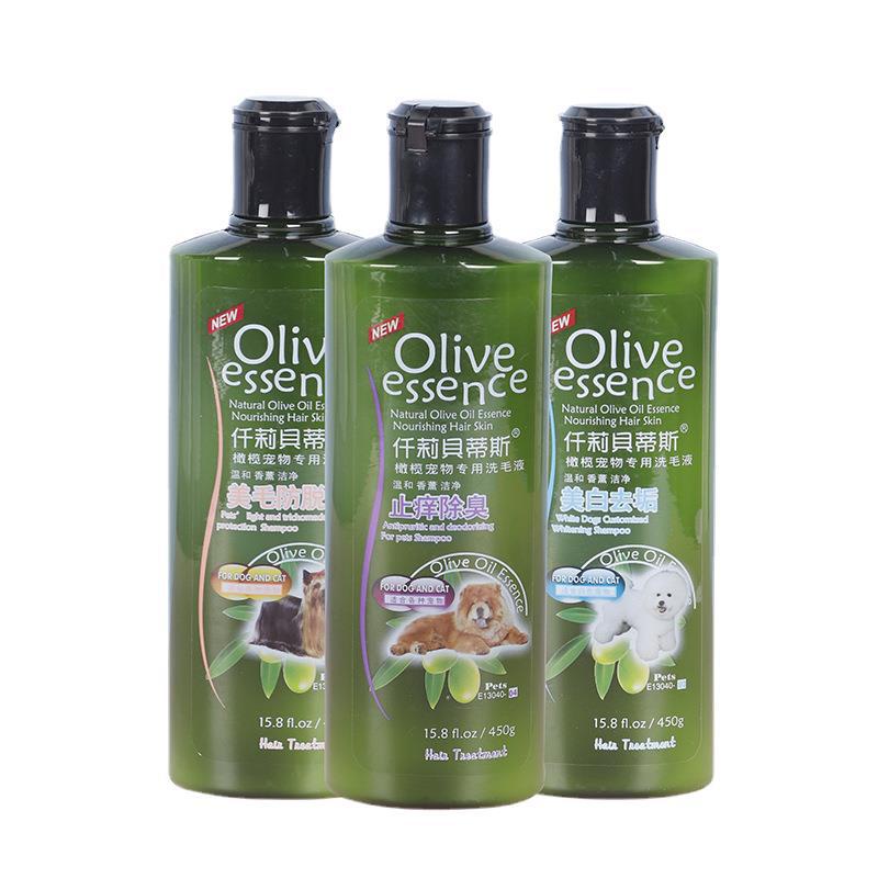 Sữa Tắm Cho Mèo Olive Essence 450ml, Sữa Tắm Dưỡng Mượt Lông, Khử Mùi Hiệu Quả