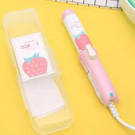 Máy Uốn, Duỗi, Ép Tóc Mini Cao Cấp – Máy Uốn Ép Là Tóc Đa Năng 2 trong 1 Tiện Lợi, Bàn Kẹp To An Toàn Dễ Dàng Sử Dụng