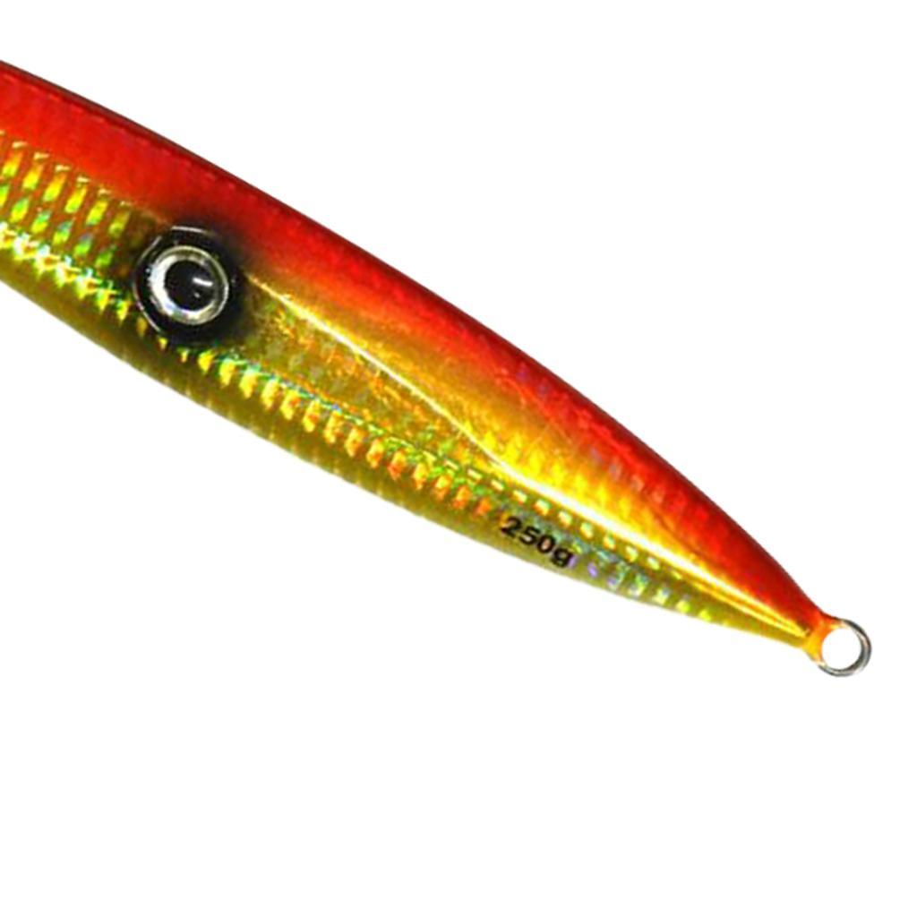 Saltwater Jigging Lures 250g Hard Fishing Lures Heavy Weight Wobblers Artificial Bait