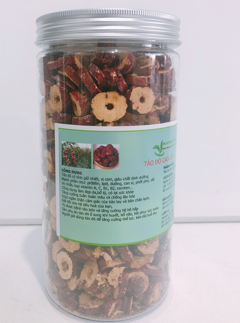 Quả táo đỏ thái lát - Loại cao cấp thơm ngon (500gr)