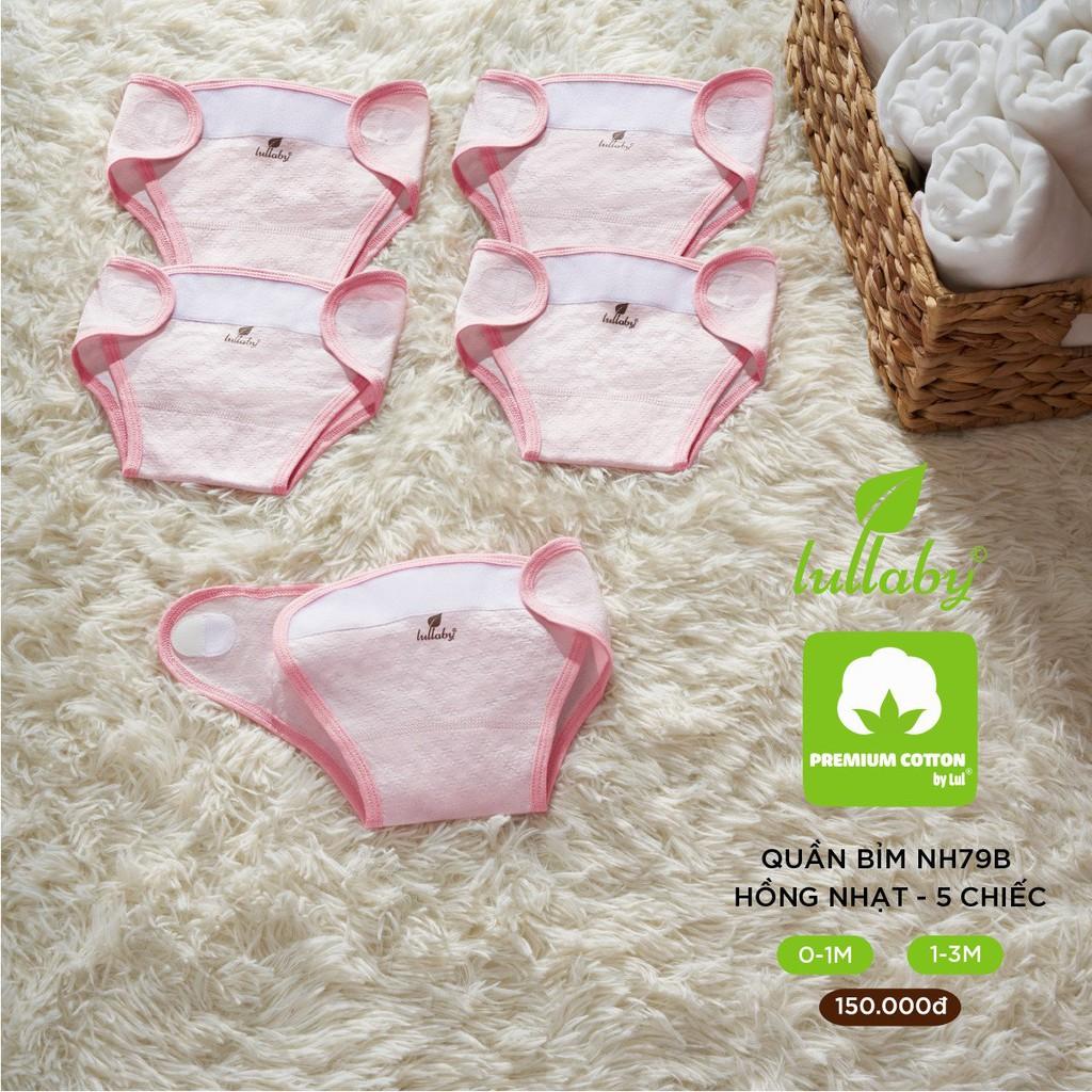 LULLABY - Set 5 chiếc quần bỉm cho bé sơ sinh NH79B