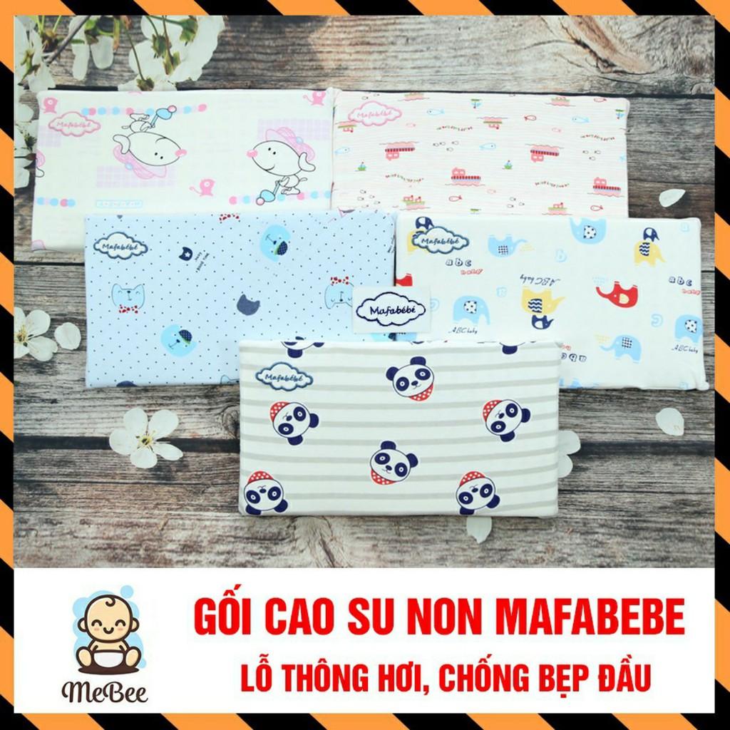 Gối cao su non cao cấp mẫu mới MAFA.BEBE cho bé, gối cao su non thông hơi